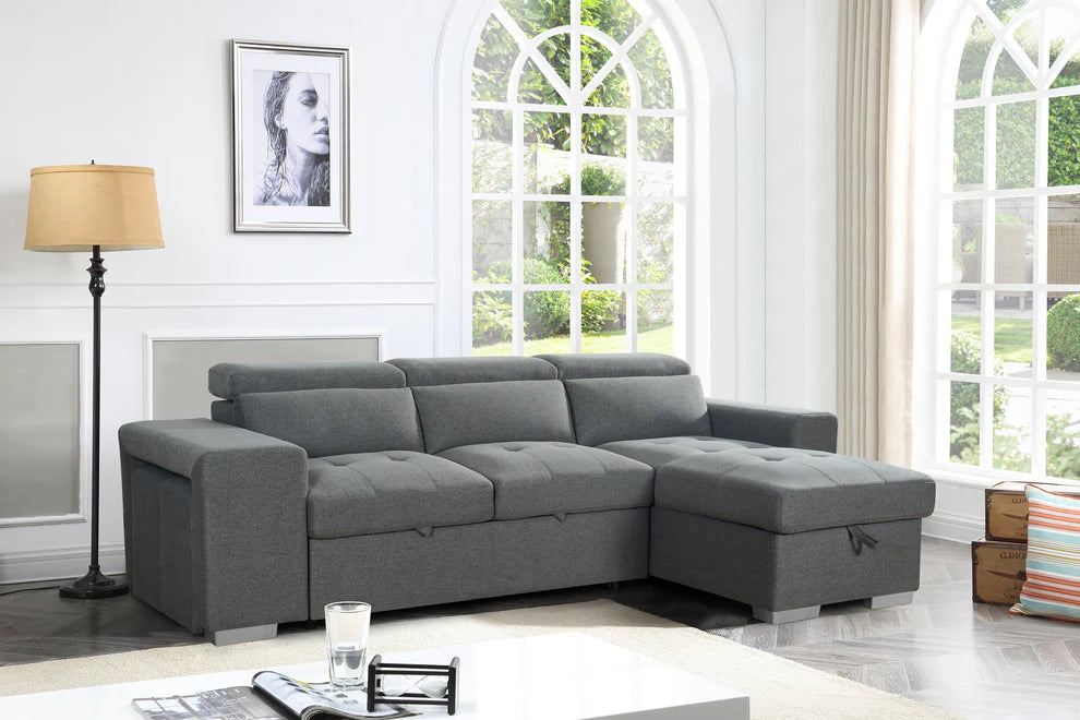 Artemis - 3 seater - Universal Sofabed Grey