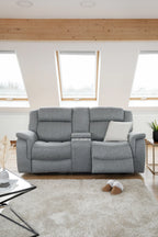 Linden Electric Recliner Sofa Grey 3+2 Set