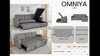 Omniya - 3 seater - corner sofa bed