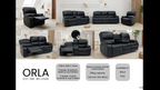 Orla Electric Recliner Sofa Grey Armchair