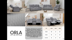 Orla Electric Recliner Sofa Grey 3 Seater