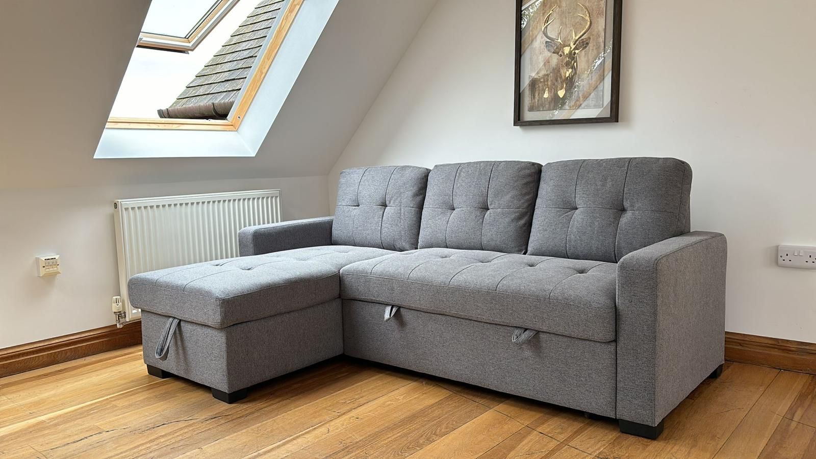 Alder corner sofa-bed 3 seater