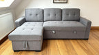 Alder corner sofa-bed 3 seater