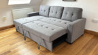 Alder corner sofa-bed 3 seater
