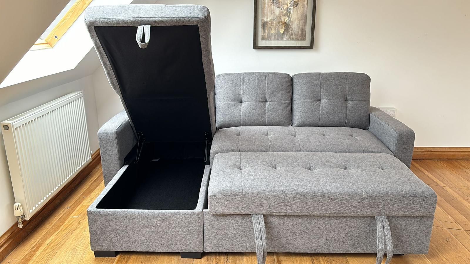 Alder corner sofa-bed 3 seater